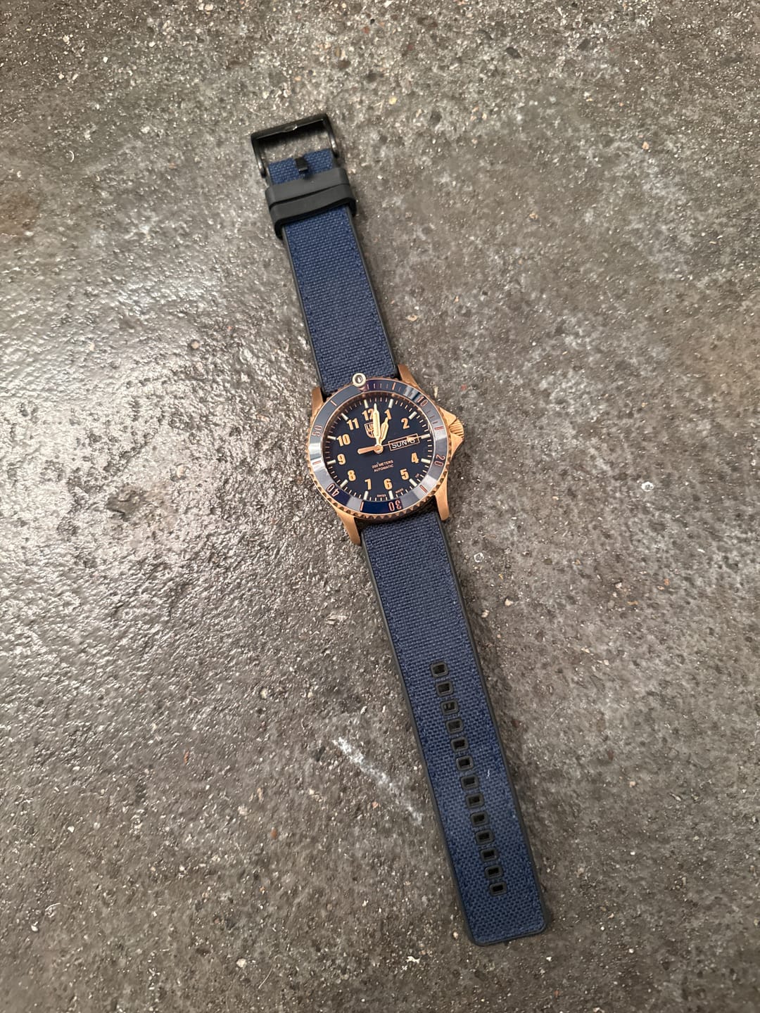 Customer photo review of Canvas & Rubber - Blue