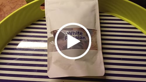 Customer video review of White Russian THCA Flower