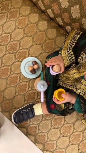 Customer photo review of Dallah Wooden Set