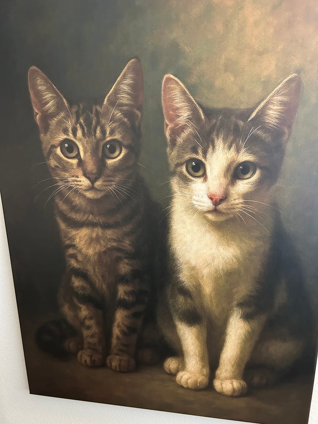 Customer photo review of Custom Pet Portrait - Modern Style