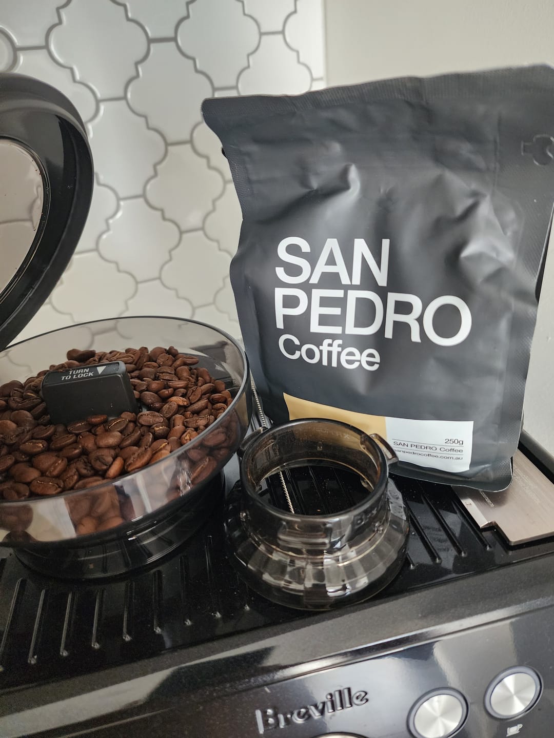 Customer photo review of SUPER X Coffee Blend