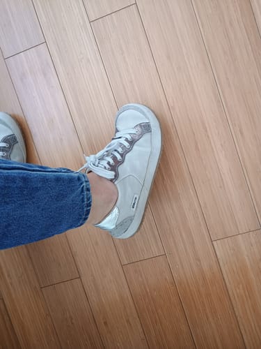Customer photo review of Zapatilla A2. Plateada