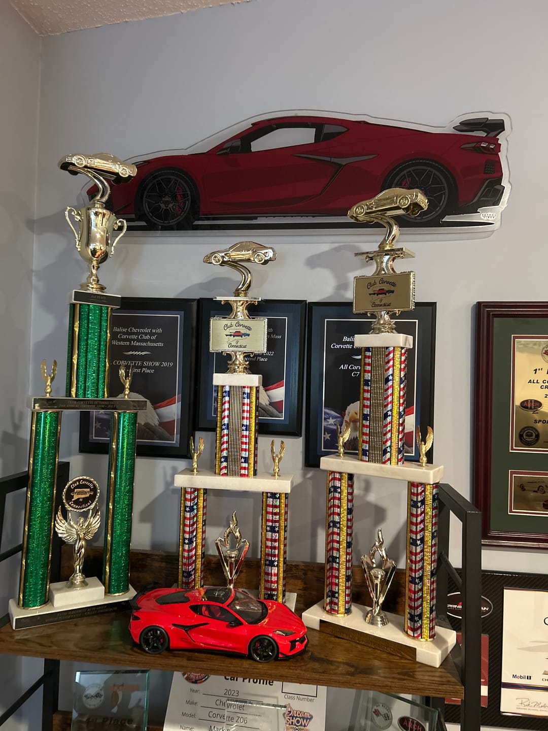 Customer photo review of Corvette C8 Z06 Acrylic Print