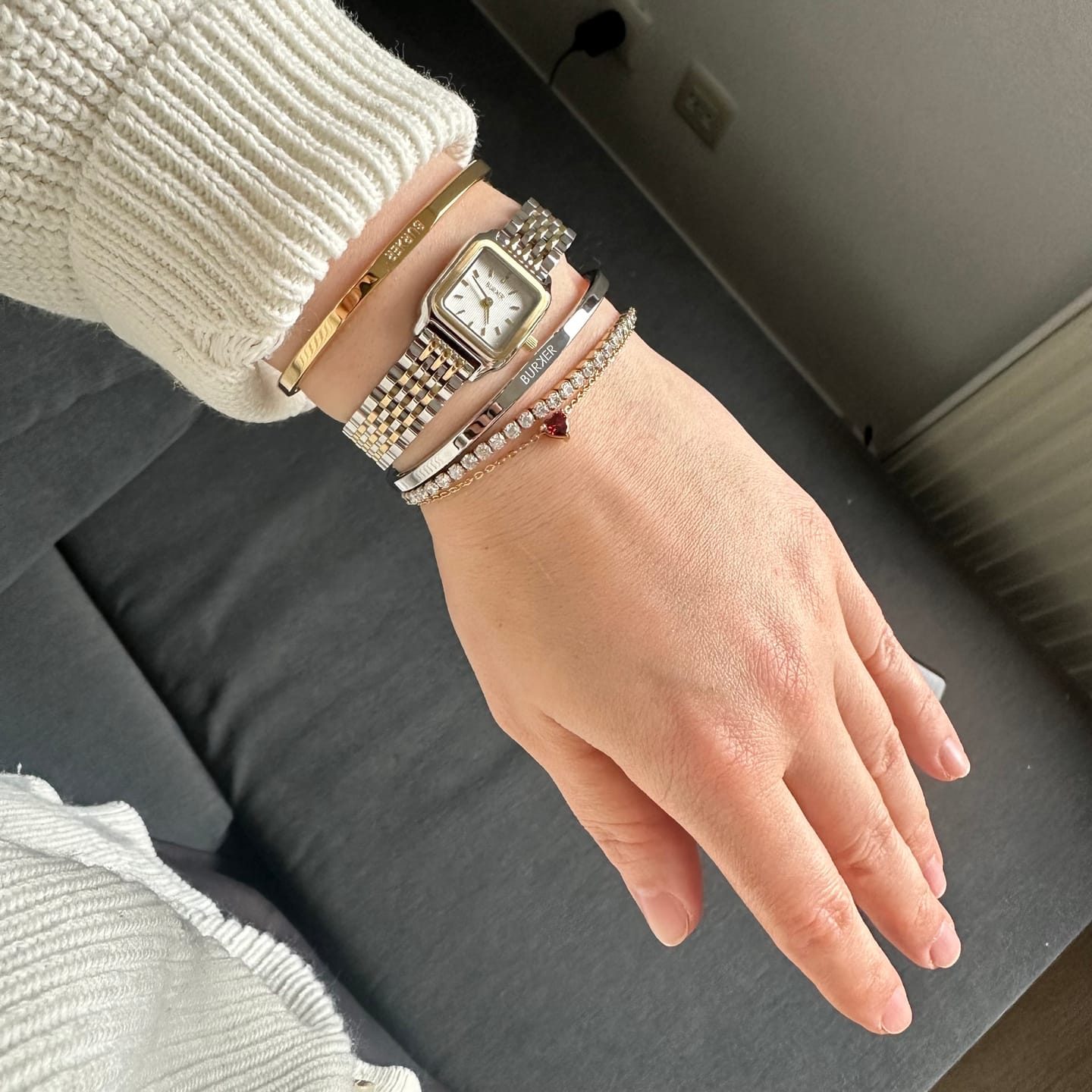 Customer photo review of Ava Gold Bracelet
