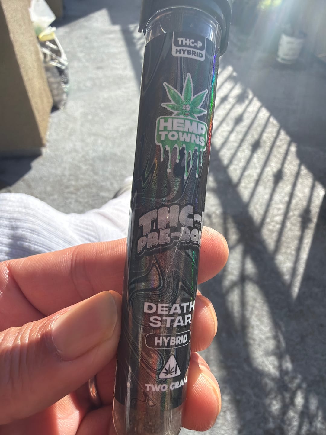 Customer photo review of THC-P Pre-Roll | Death Star | Hybrid | 2 Gram