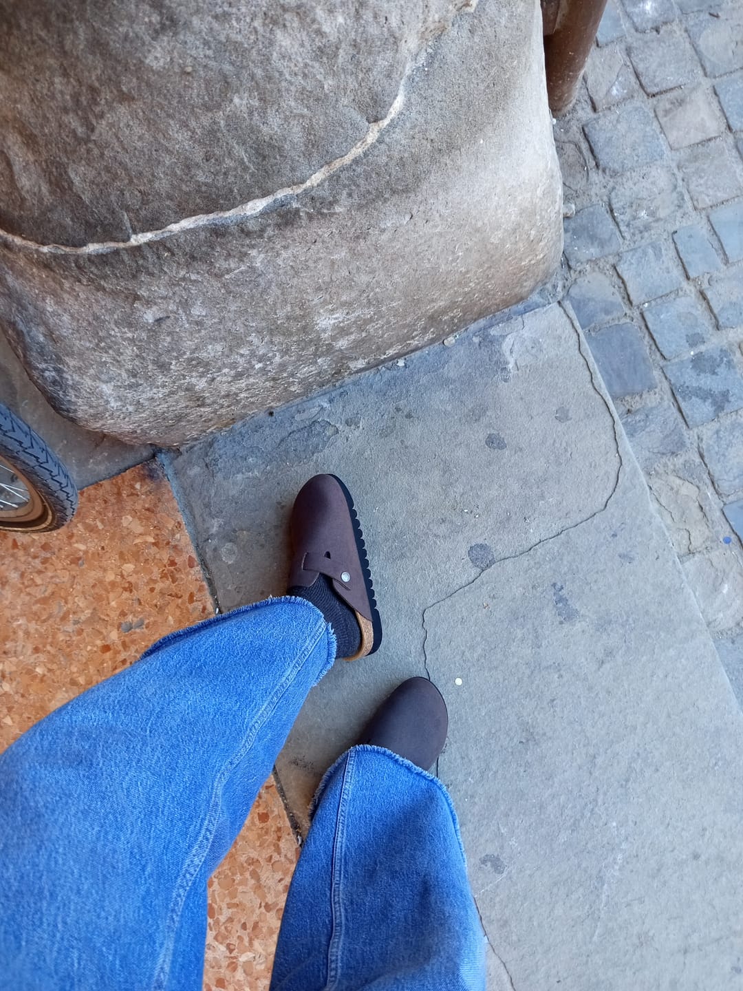 Customer photo review of Taro Comfort Soft Footbed Shoes