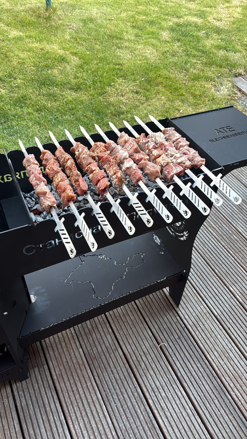 Customer photo review of Schweine-Schaschlik Knoblauch-Pfeffer – würzig & traditionell | mySchaschlik