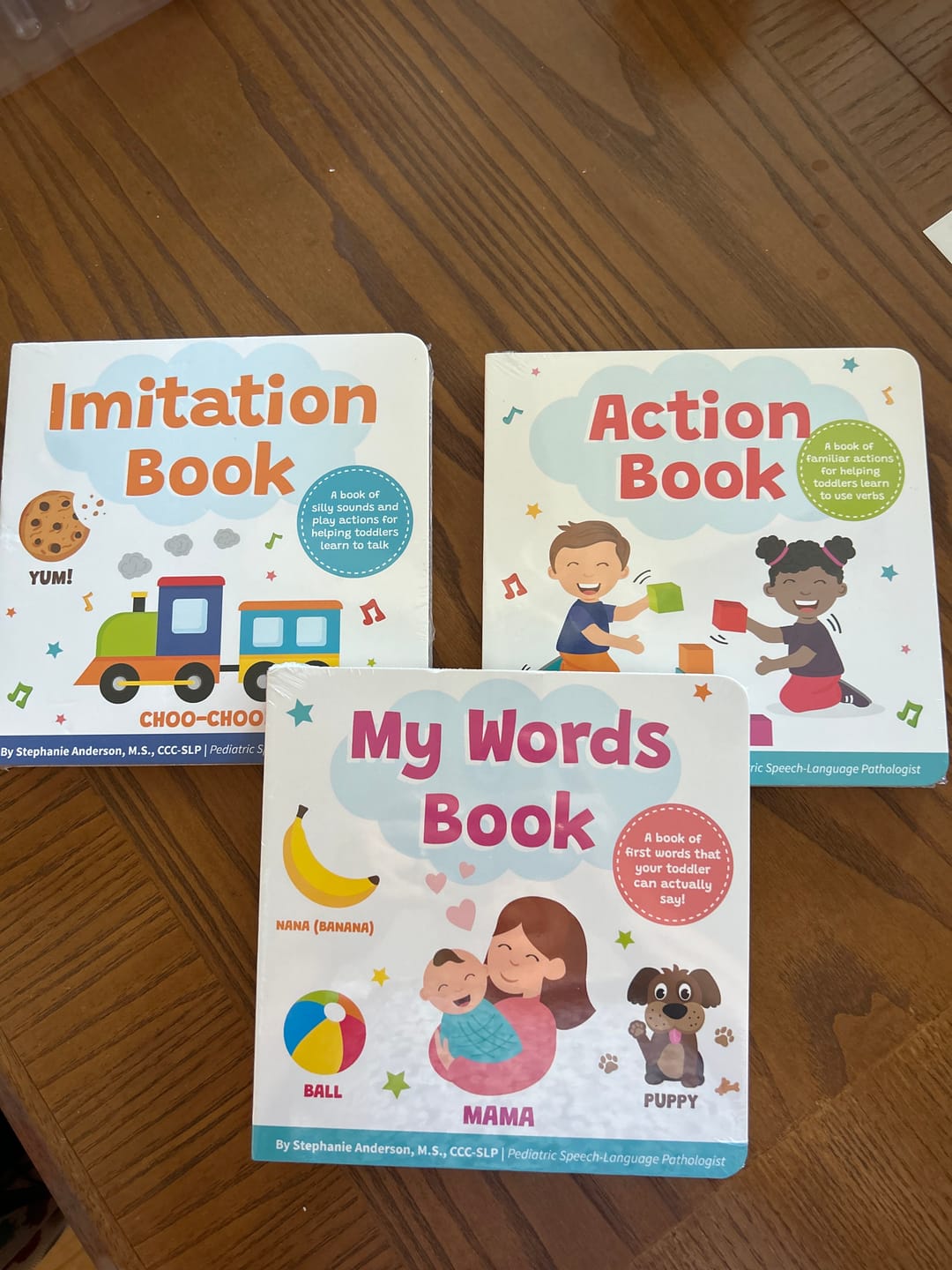 Customer photo review of Early Speech Complete Bundle – 3 Fun & Interactive At-Home Speech Therapy Books for Toddlers to Build Sounds, Words & Sentences | Written by a Pediatric Speech Therapist