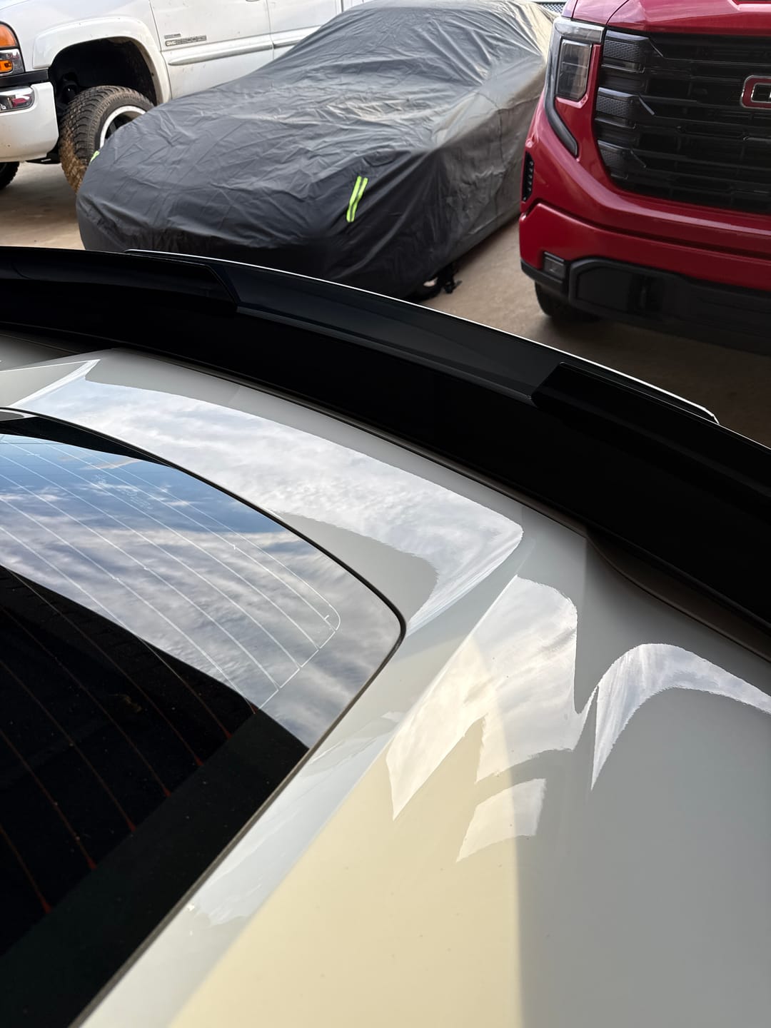 Customer photo review of Corvette C7 Wickerbill Rear Spoiler Extension (Dark Tinted)