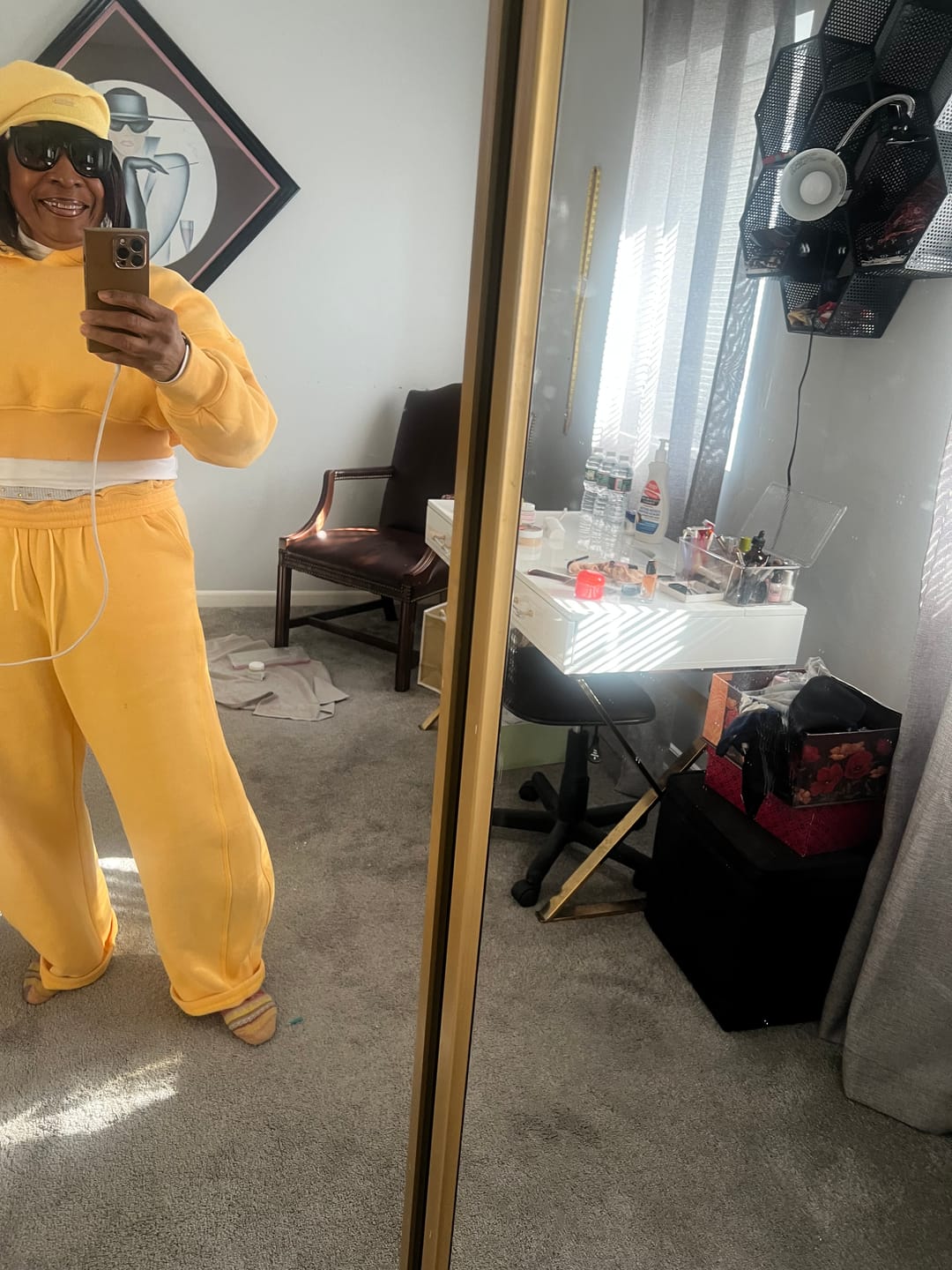 Customer photo review of Soufflé Cropped Hoodie Sets