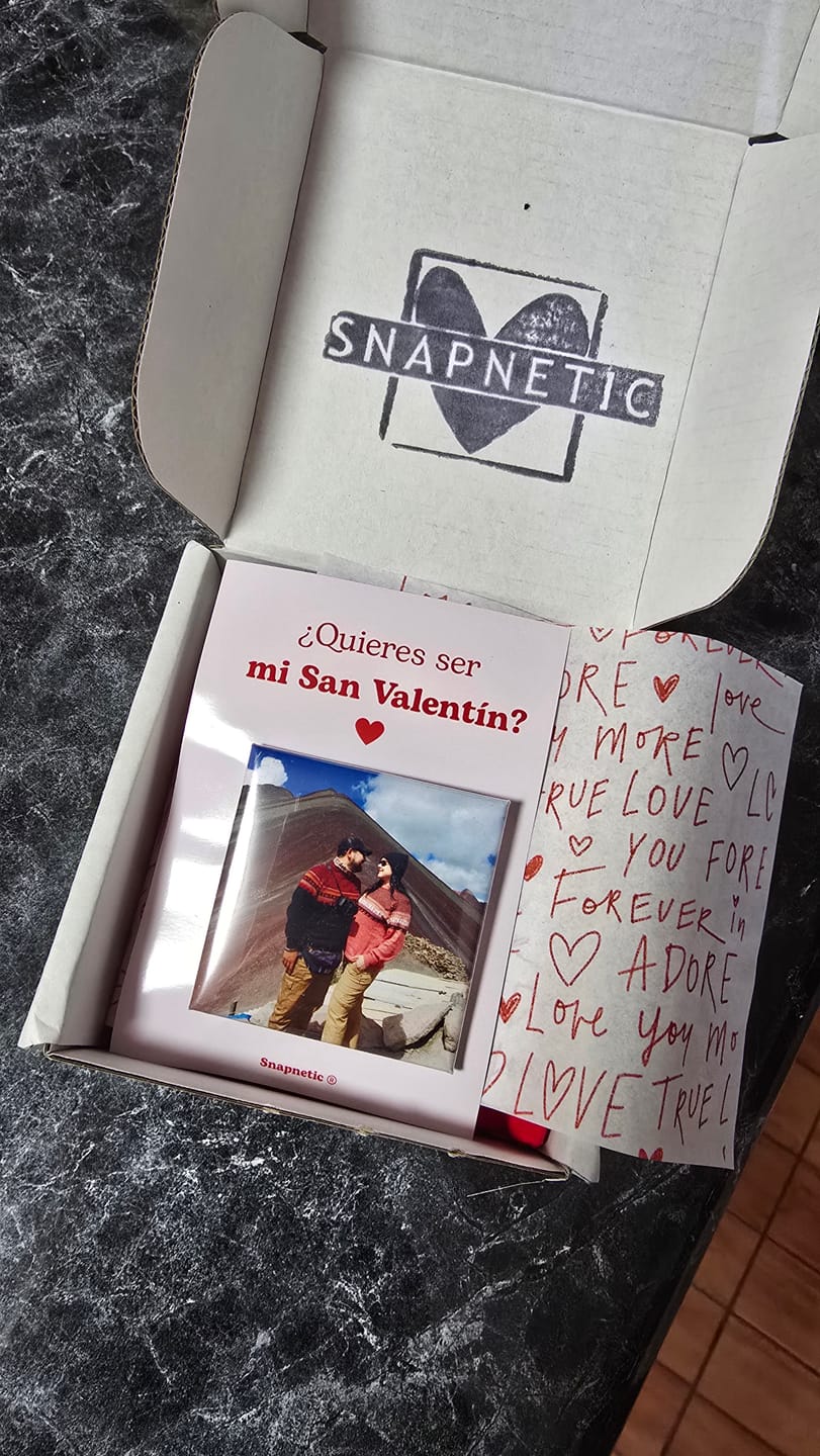 Customer photo review of Pack 6 Imanes personalizados Cuadrados