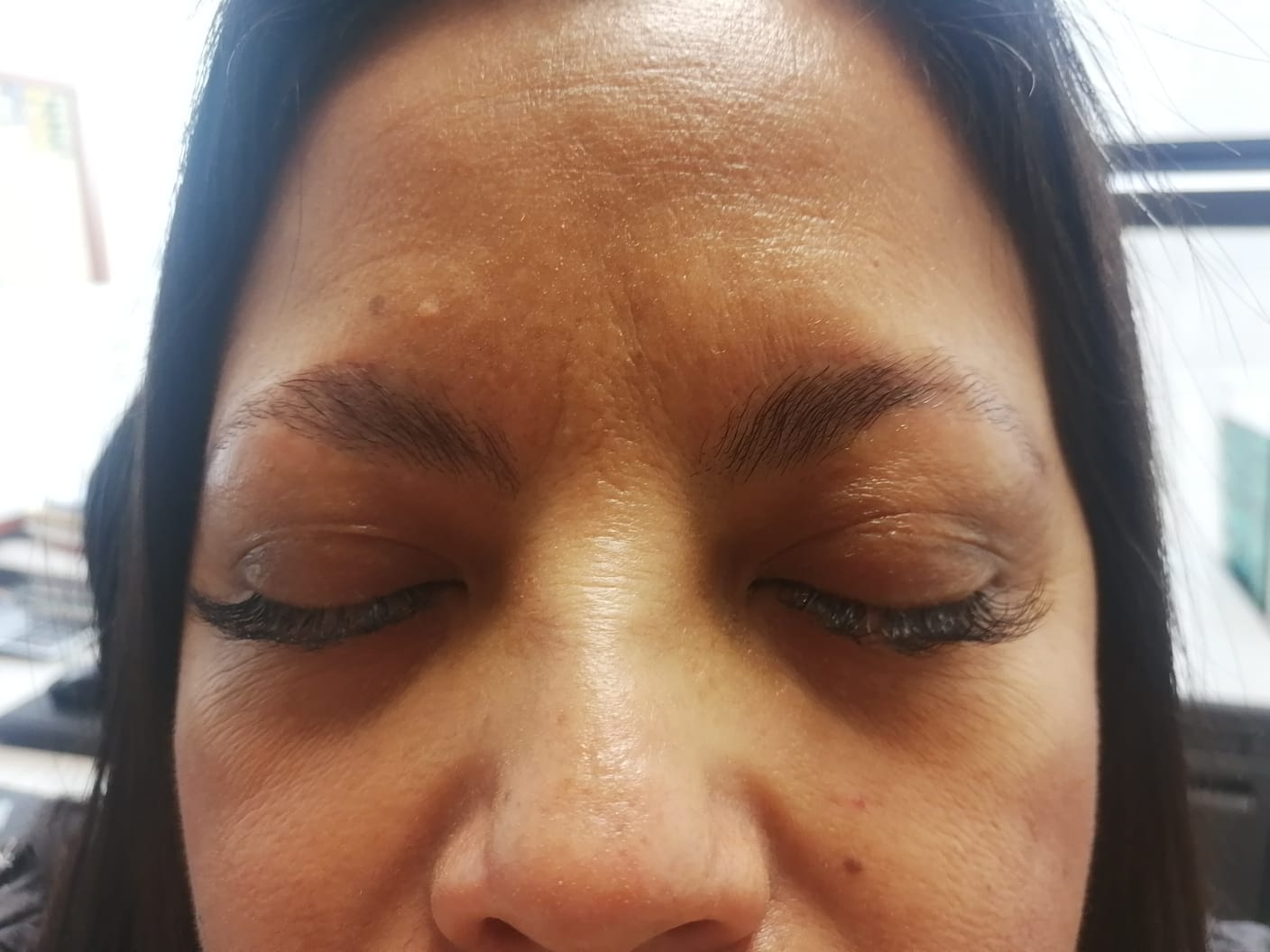 Customer photo review of Vitamin botox Lashly