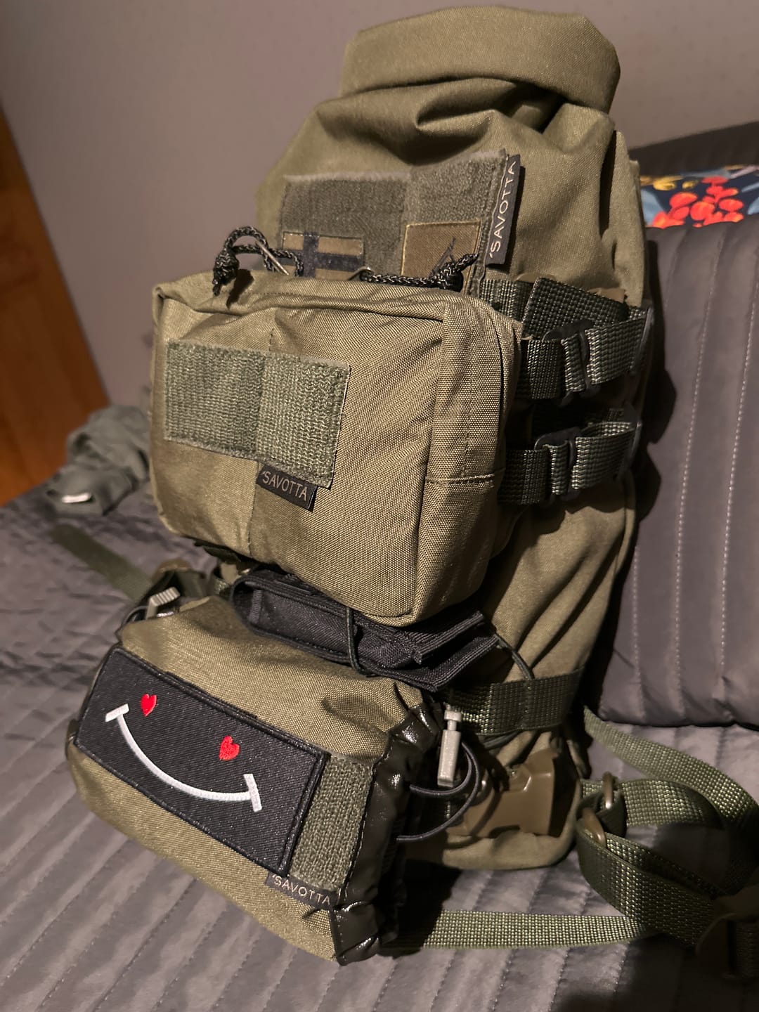 Customer photo review of Hatka 12L backpack