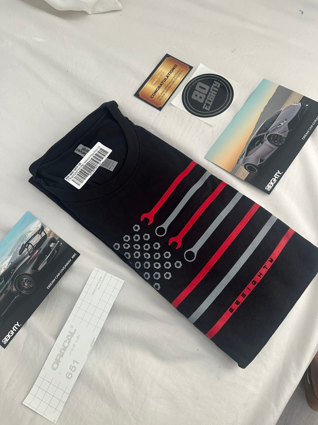 Customer photo review of 80Eighty® Wrench Flag Shirt