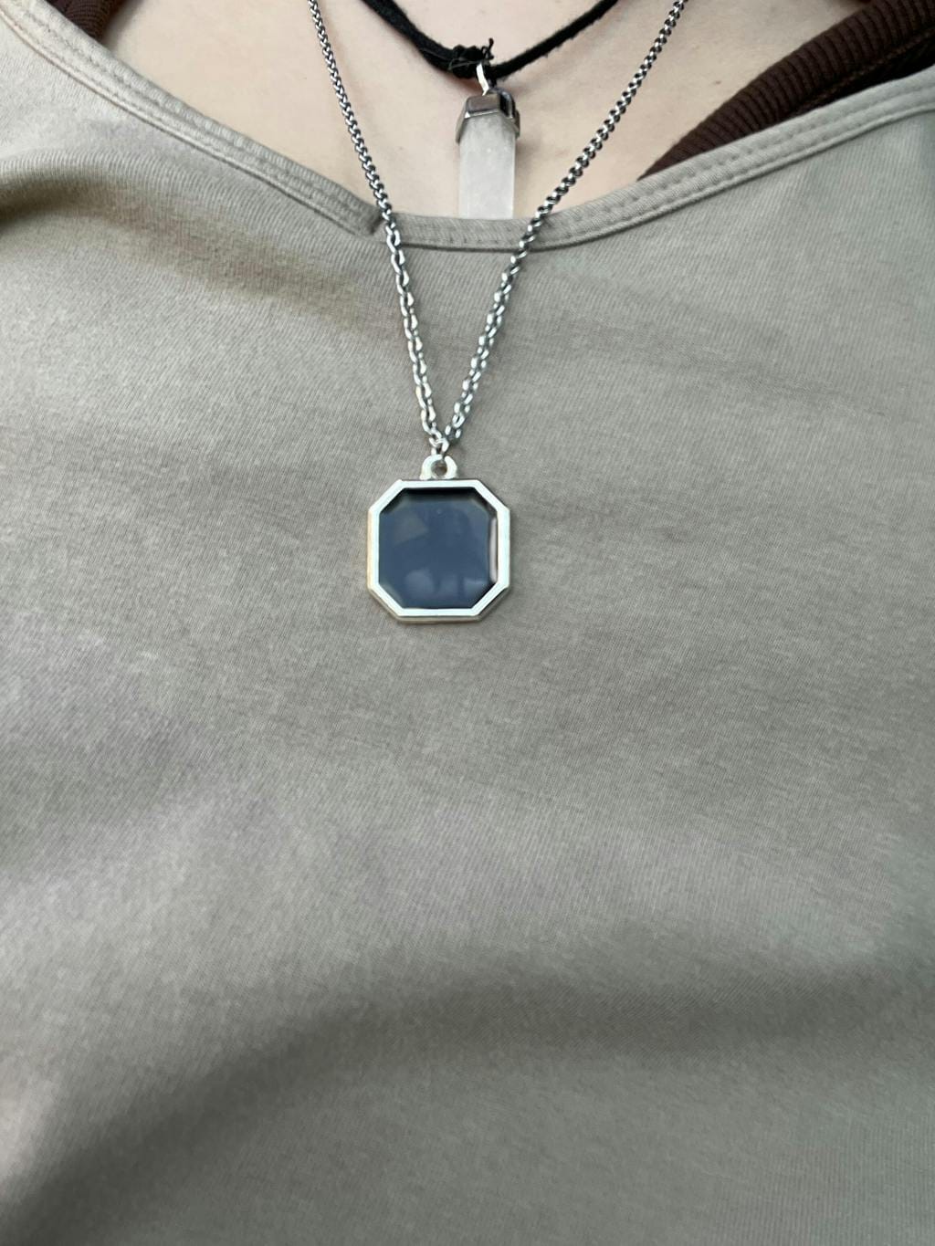 Customer photo review of Colar com Foto Secreta Personalizado