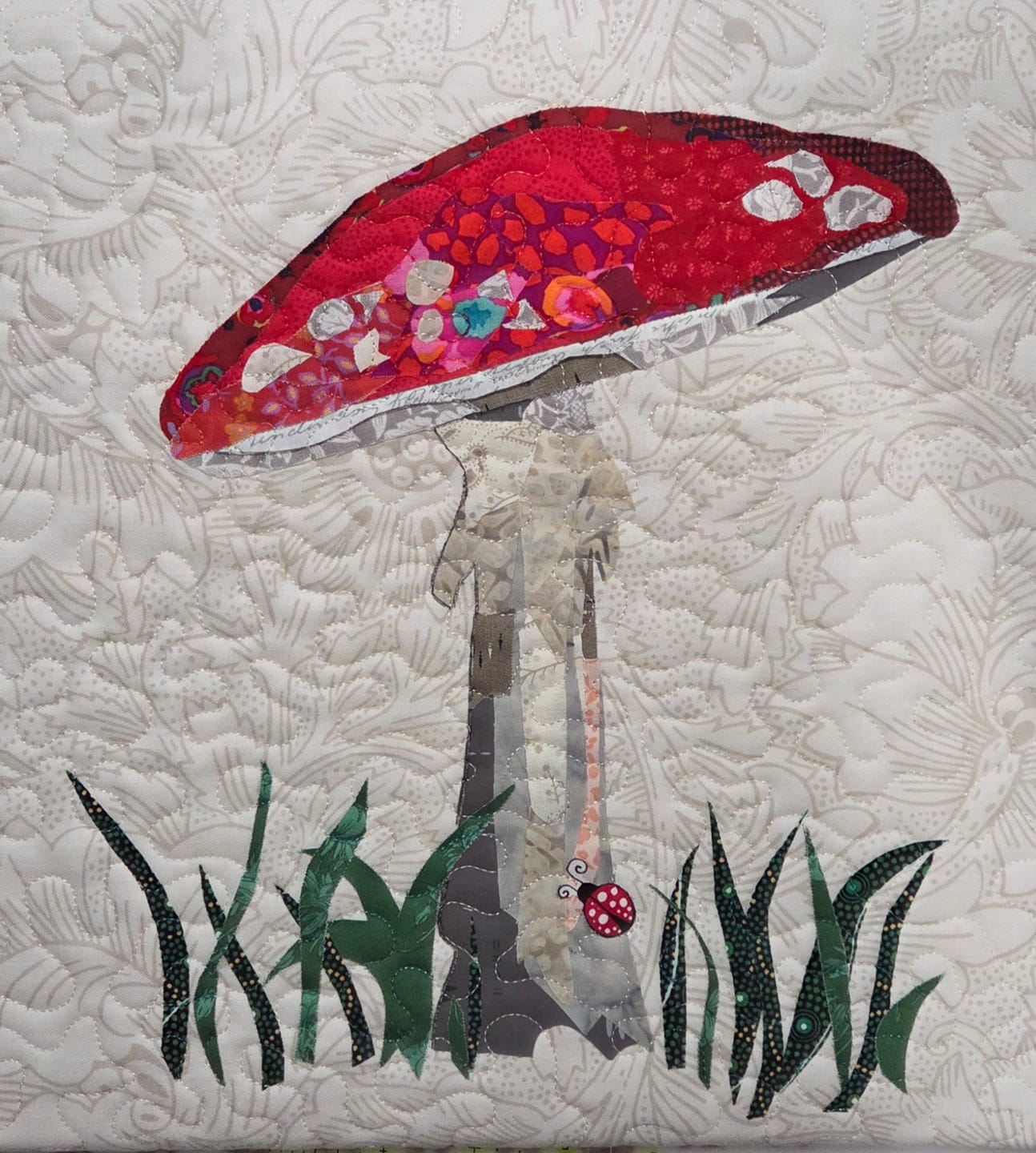 Customer photo review of Collage Quilter: Essentials for Success with Collage Quilts 2nd Edition