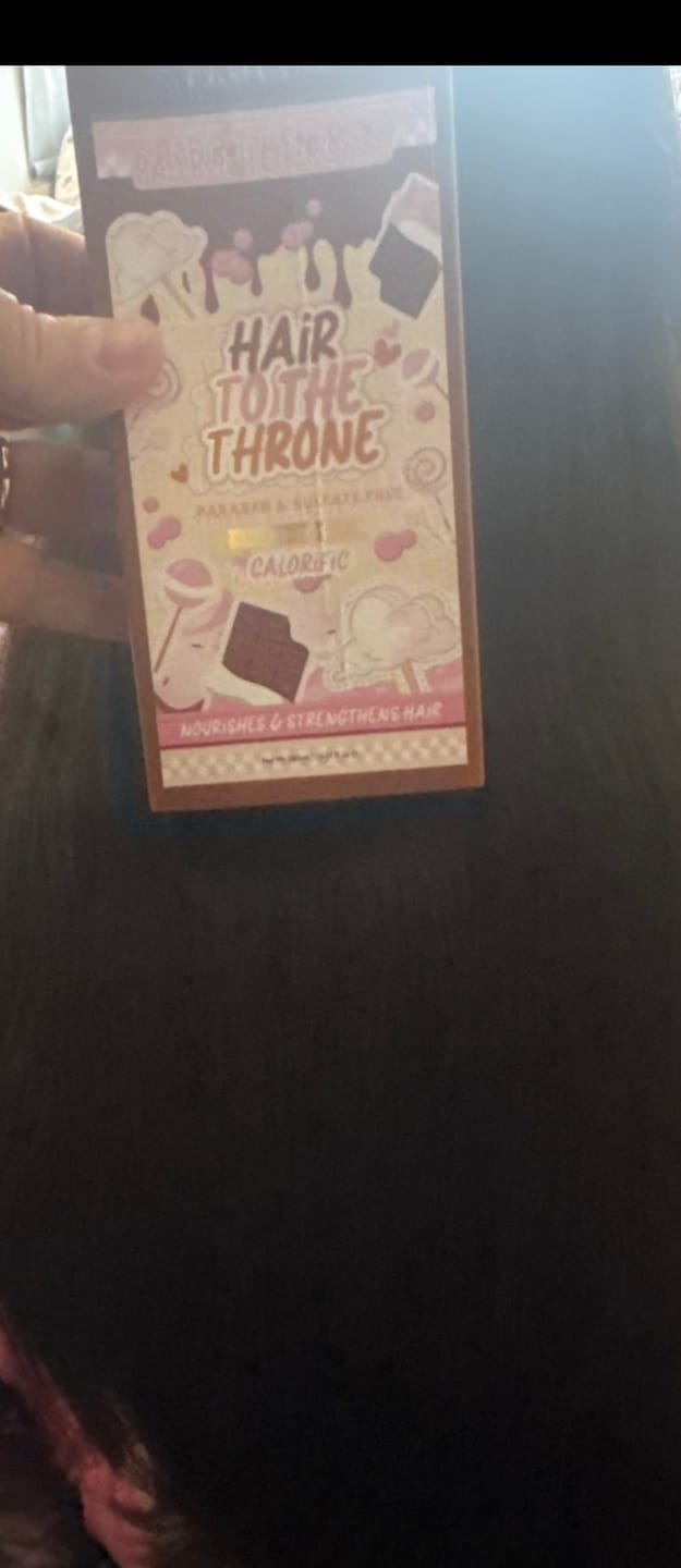 Customer photo review of Hair To The Throne Shampoo & Conditioner Bundle