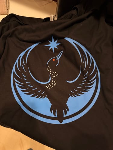 Customer photo review of Minnesota Strong Rebel Loon T-Shirt