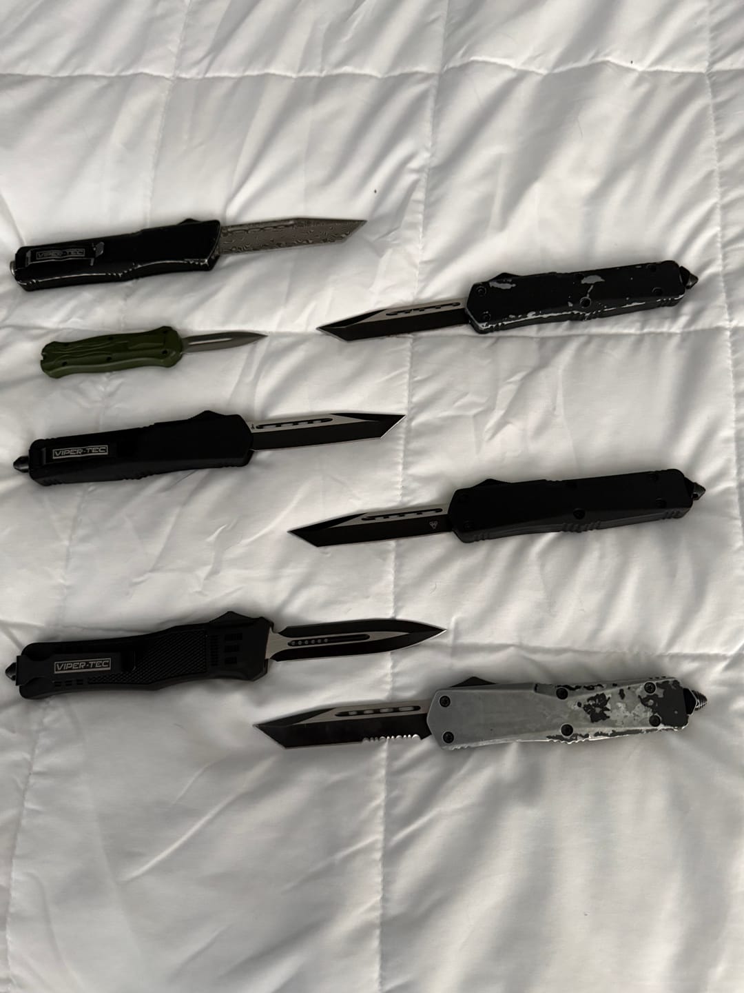 Customer photo review of Black Ghost OTF Knife (Multiple Blade Styles Available)