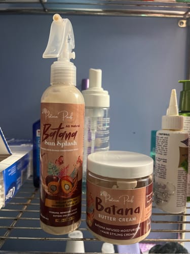 Customer photo review of Batana Moisturize & Detangle Moisture Bundle - (2 Sizes)