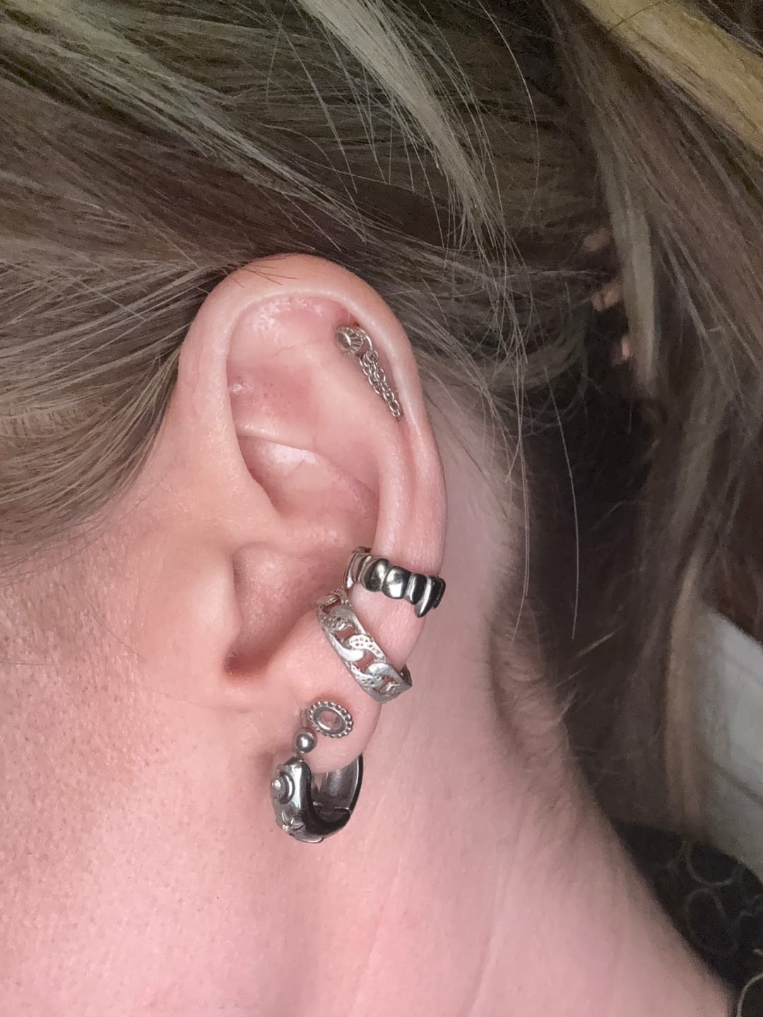 Customer photo review of EAR CUFFS