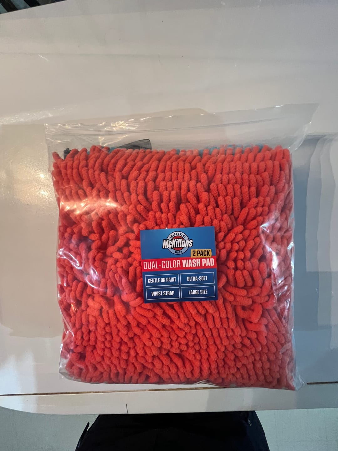 Customer photo review of McKillans® Dual-Color Chenille Wash Pad (Pack of 2)