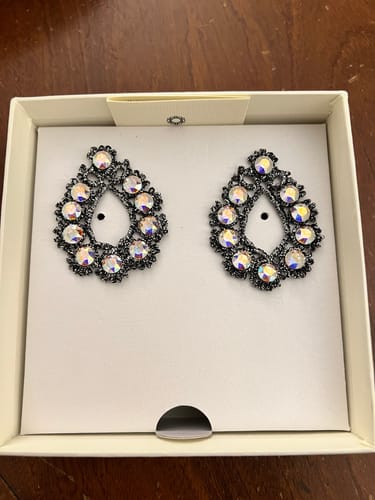 Customer photo review of Orecchini a goccia