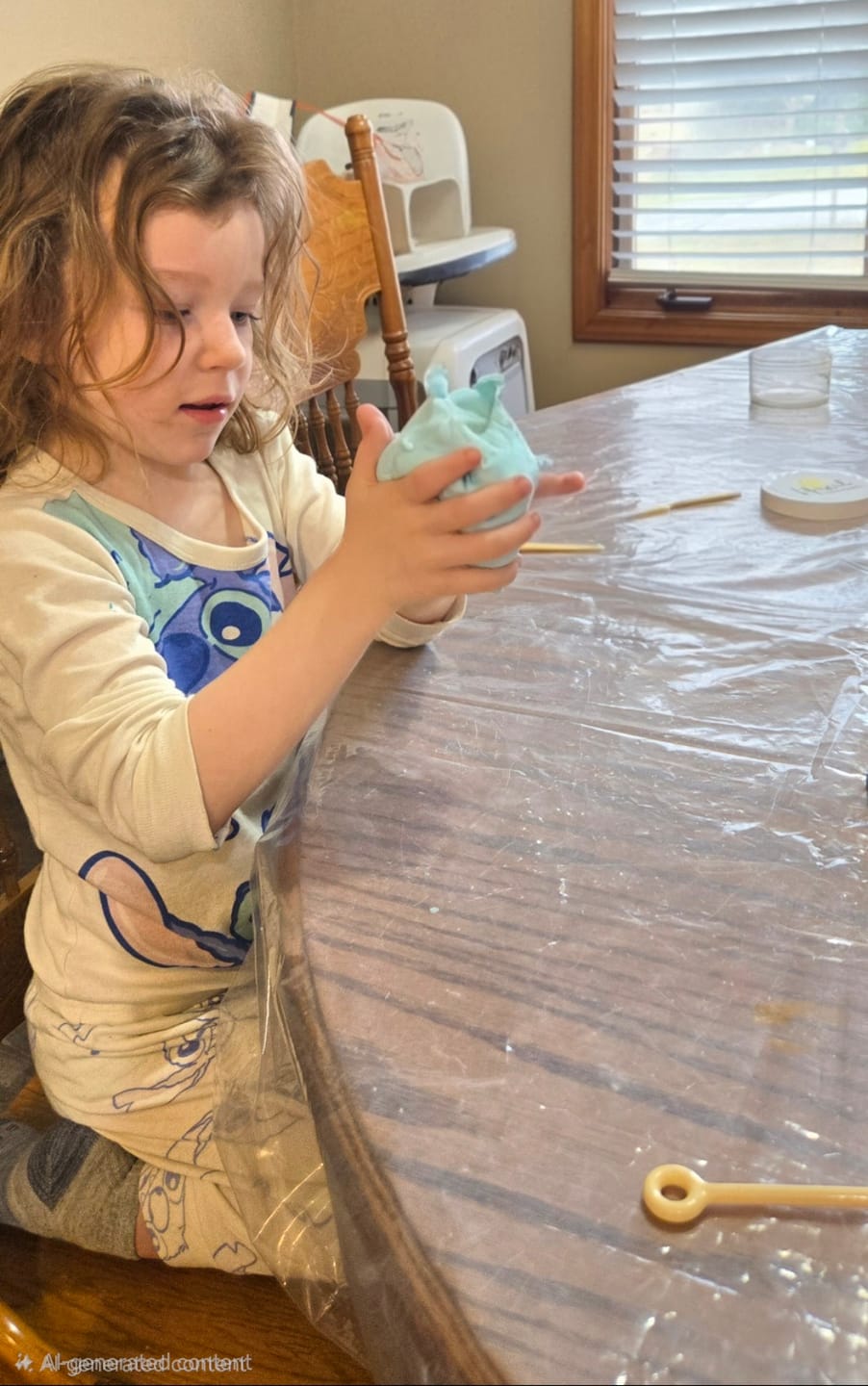 Customer photo review of Frozen Stitch Slime