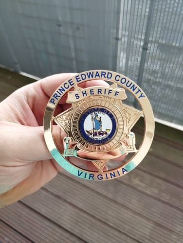 Customer photo review of Customizable Badge BAS26