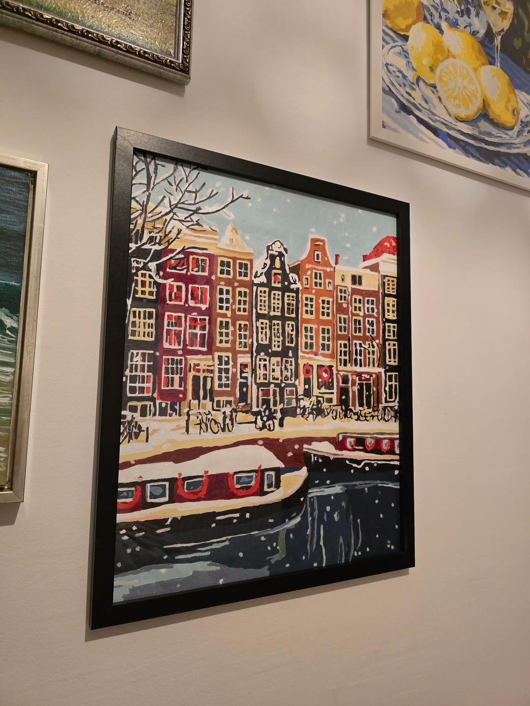 Customer photo review of Malen nach Zahlen -  Weihnachten in Amsterdam
