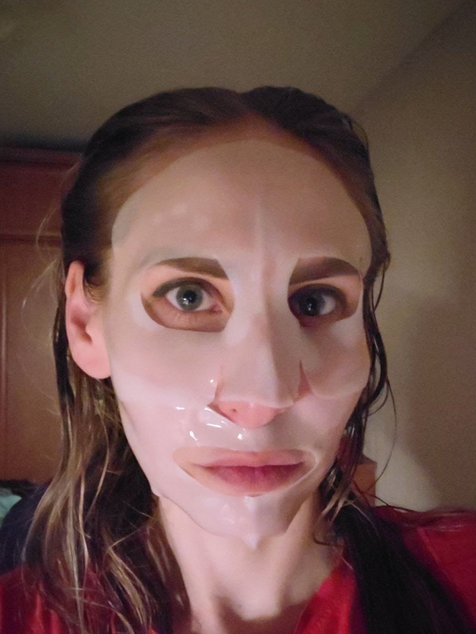 Customer photo review of Nakts hidrogela maska ar keramīdiem Biodance Hydro Cera-Nol Real Deep Mask