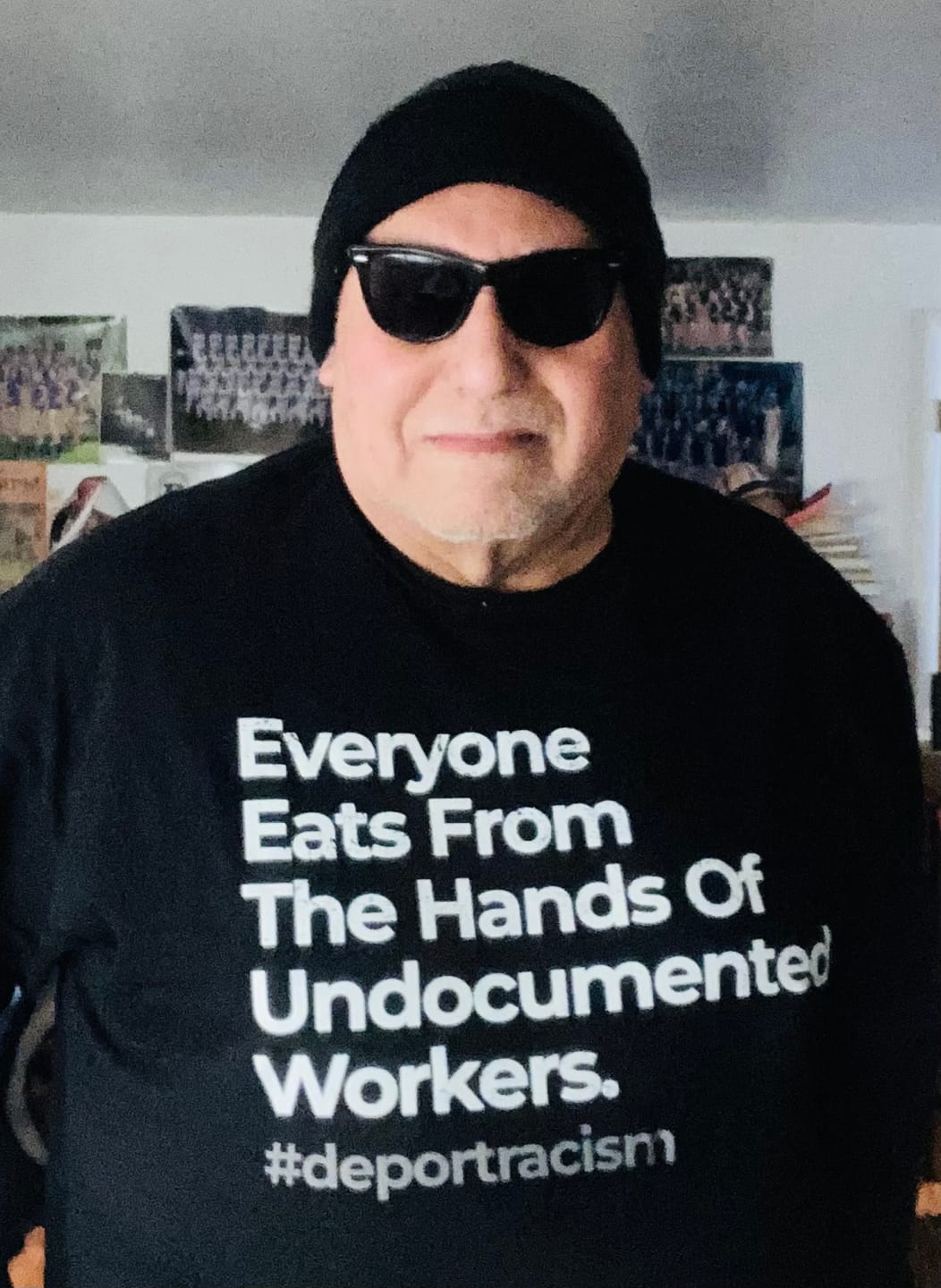 Customer photo review of Undocumented Workers Statement T-Shirt