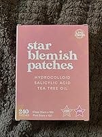 Customer photo review of 240 CT Pink & Clear Superstar Pimple Patches Hydrocolloid Patch Spot Treatment with Salicylic Acid & Tea Tree Oil