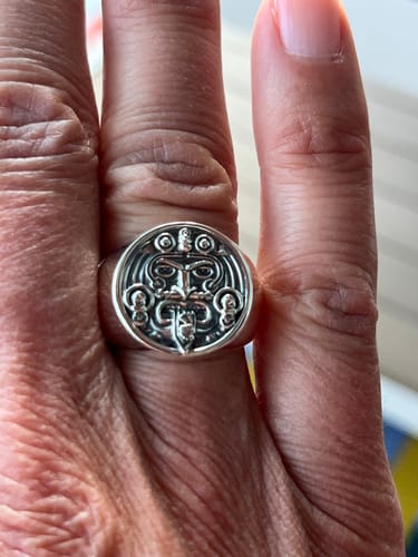 Customer photo review of Aztec Sun Stone