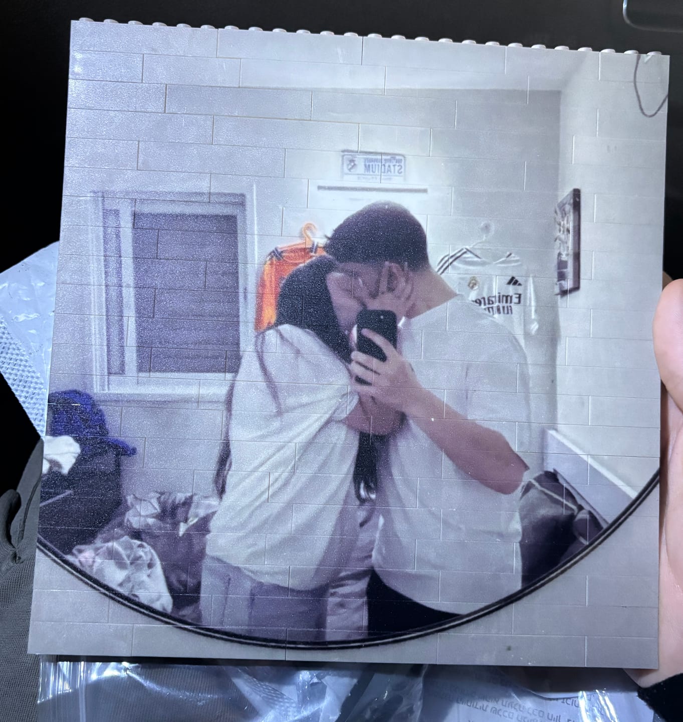 Customer photo review of פאזל לגו בהתאמה אישית