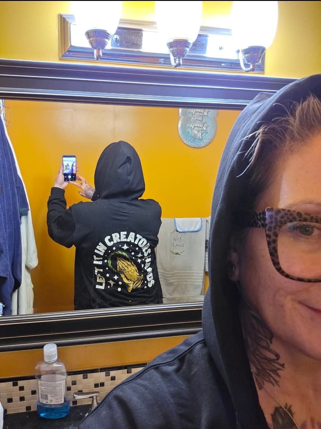 Customer photo review of Creator's Hands Zip Up