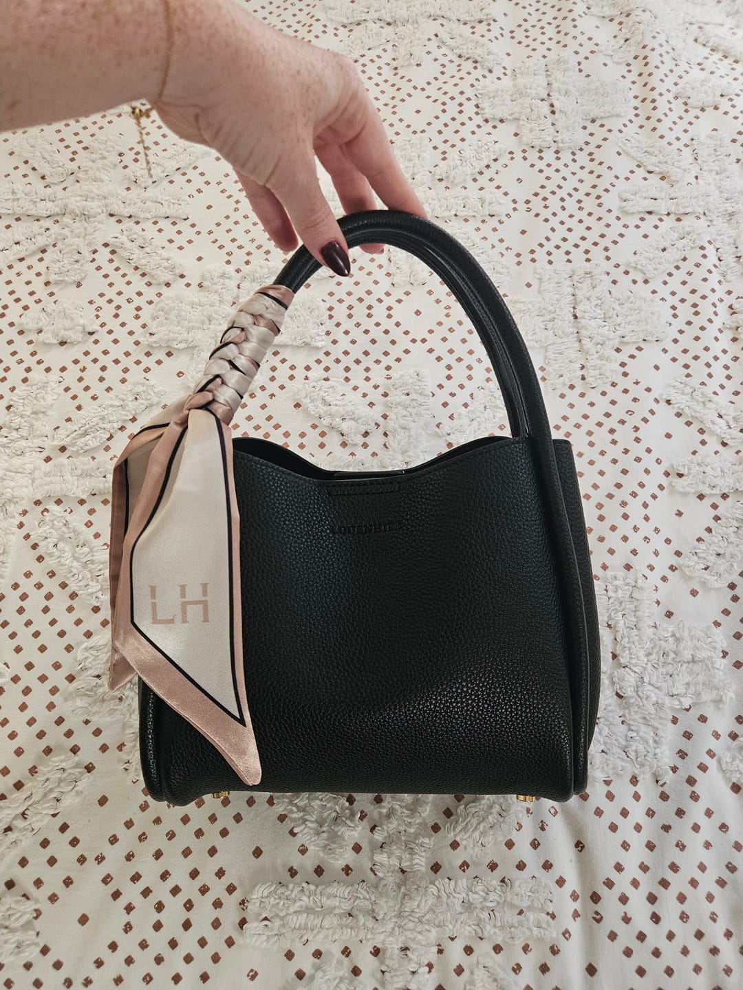 Customer photo review of Steffie Mini Tote Bag - Black