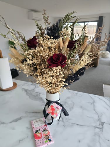 Customer photo review of Timeless Petals Bouquet (Red)