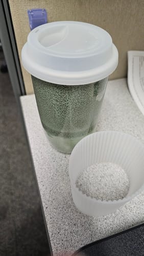 Customer photo review of Emerald Cup 16oz