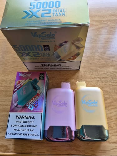 Customer photo review of VAPSOLO TWINS PRO 50K | Doble Sabor