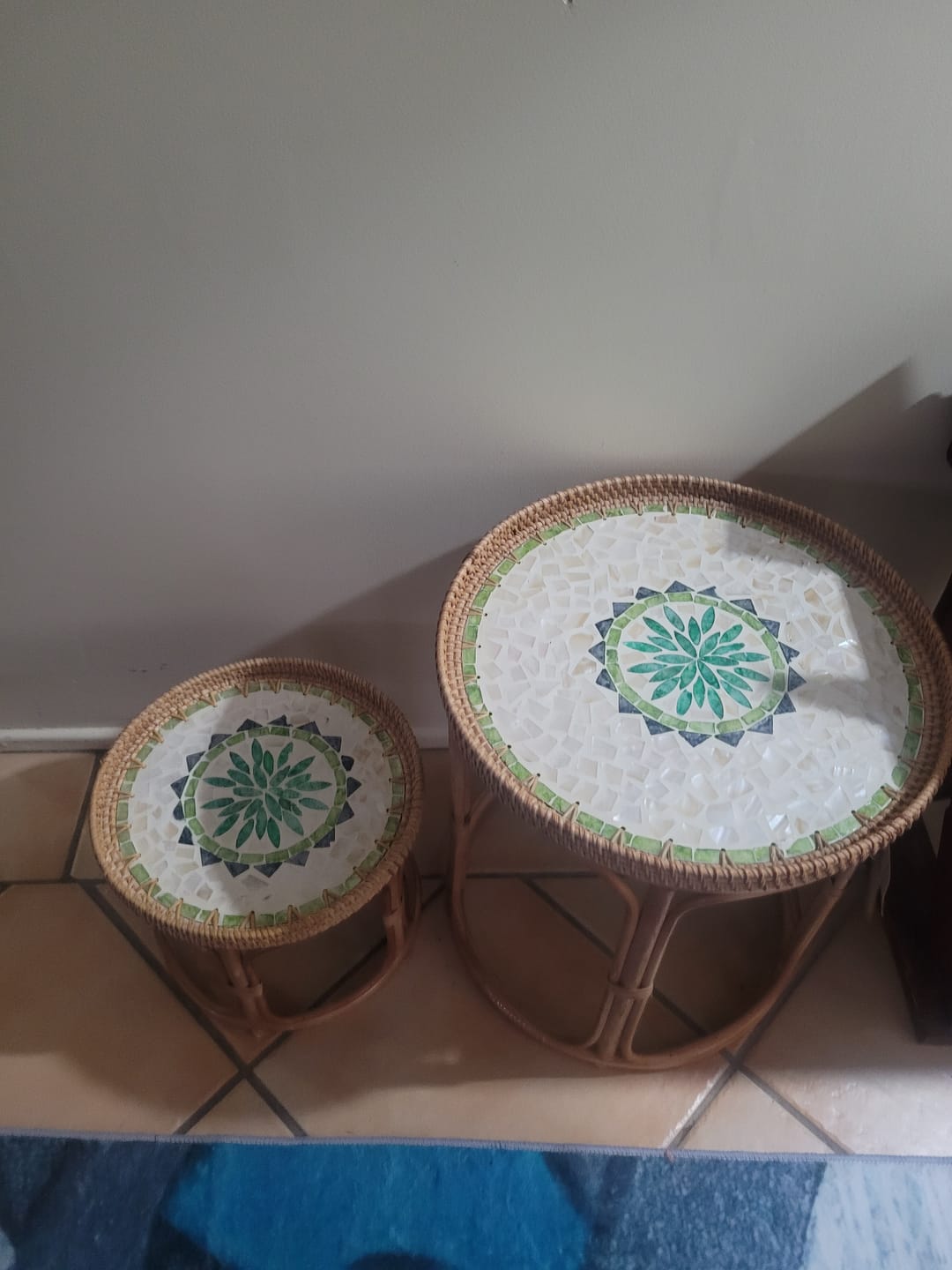 Customer photo review of Oasis Rattan Table Set