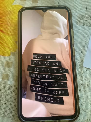Customer photo review of Ruhe im Kopf