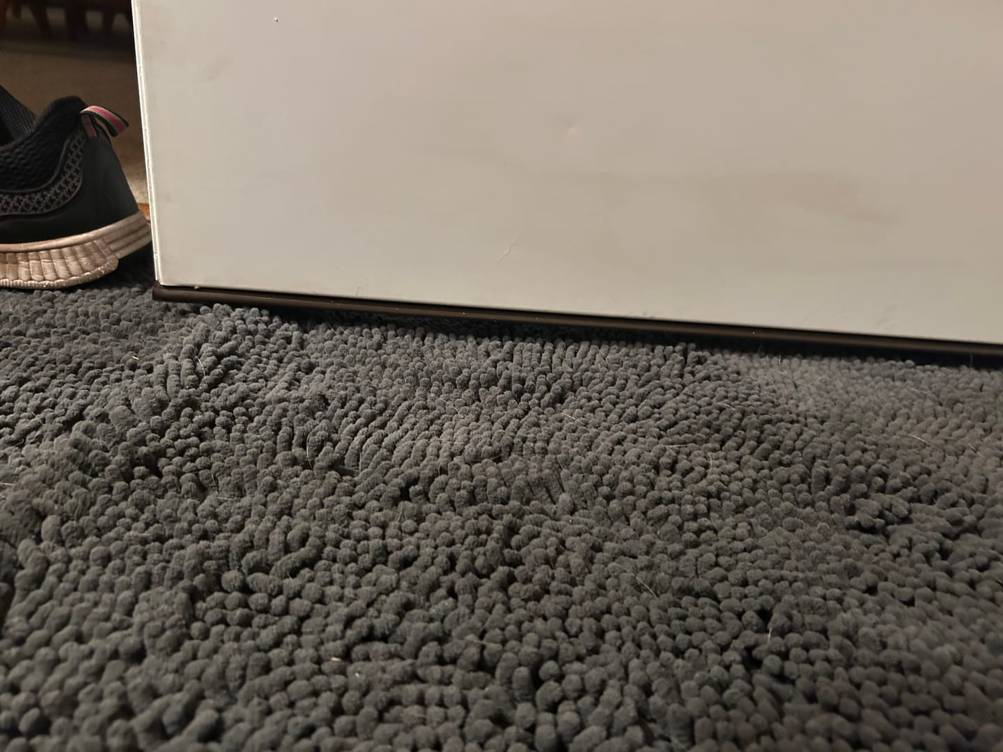 Customer photo review of 36" Pease Drive-On Fiberglass Door Sweep