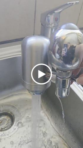 Customer video review of EcoPure™ 304 Stainless Steel Tap Water Filter