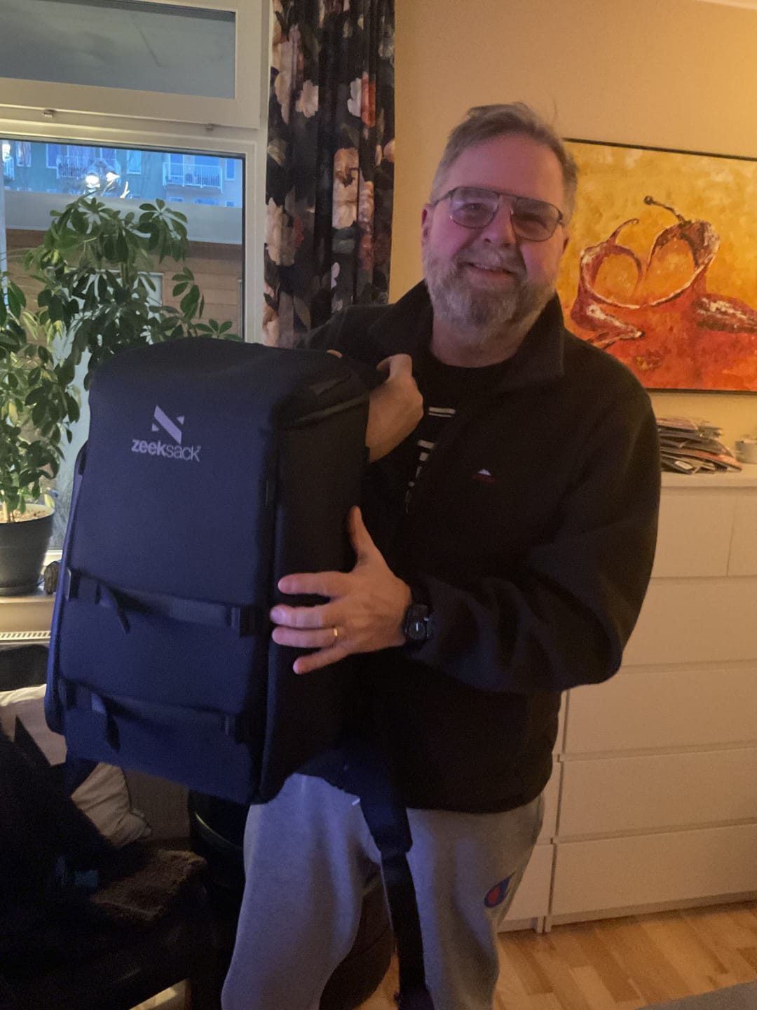 Customer photo review of Crossbody Organizer