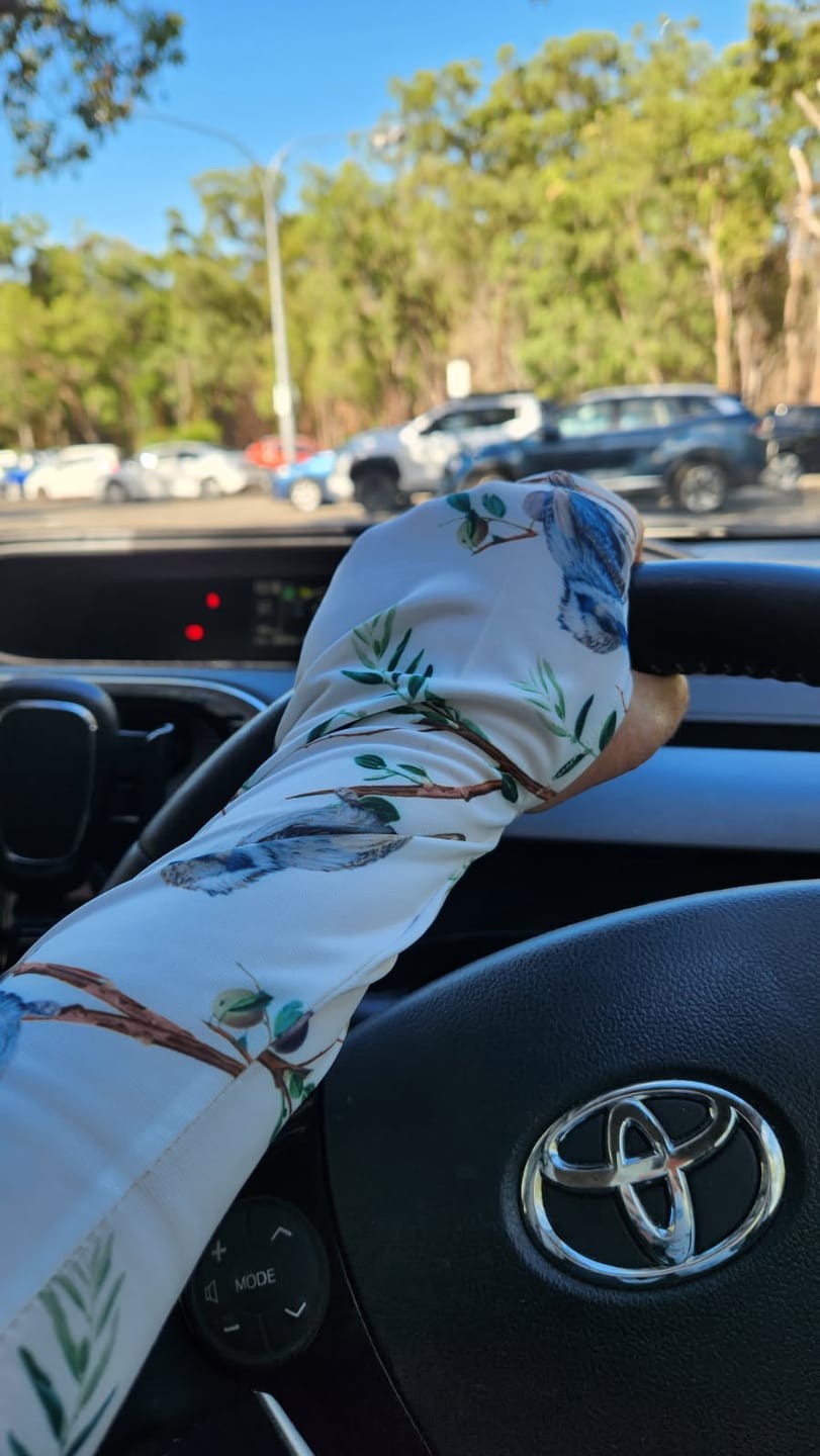 Customer photo review of Gardening Protection Sleeves - Kookaburra White