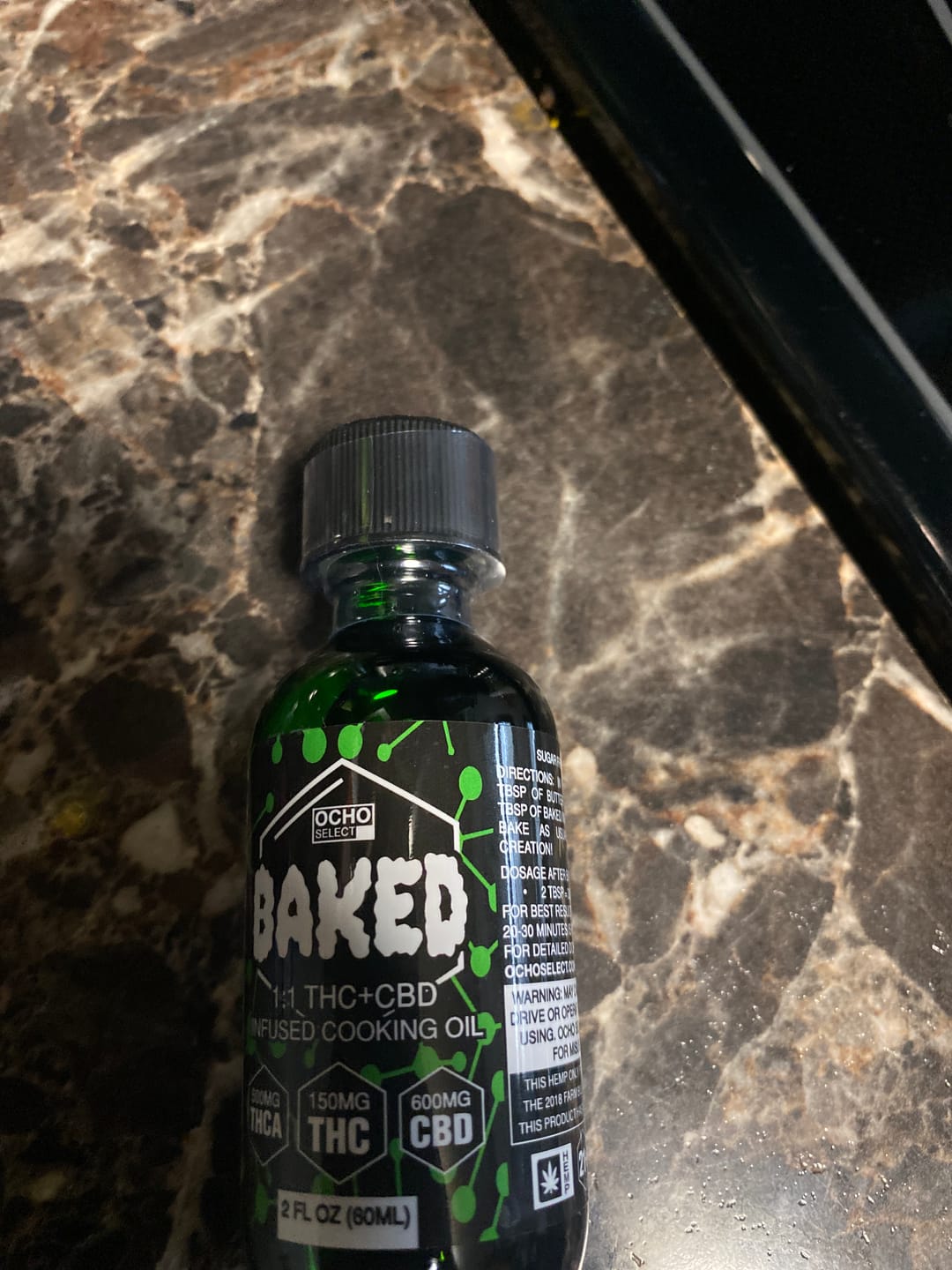 Customer photo review of Baked - 1:1 Infused Cooking Oil