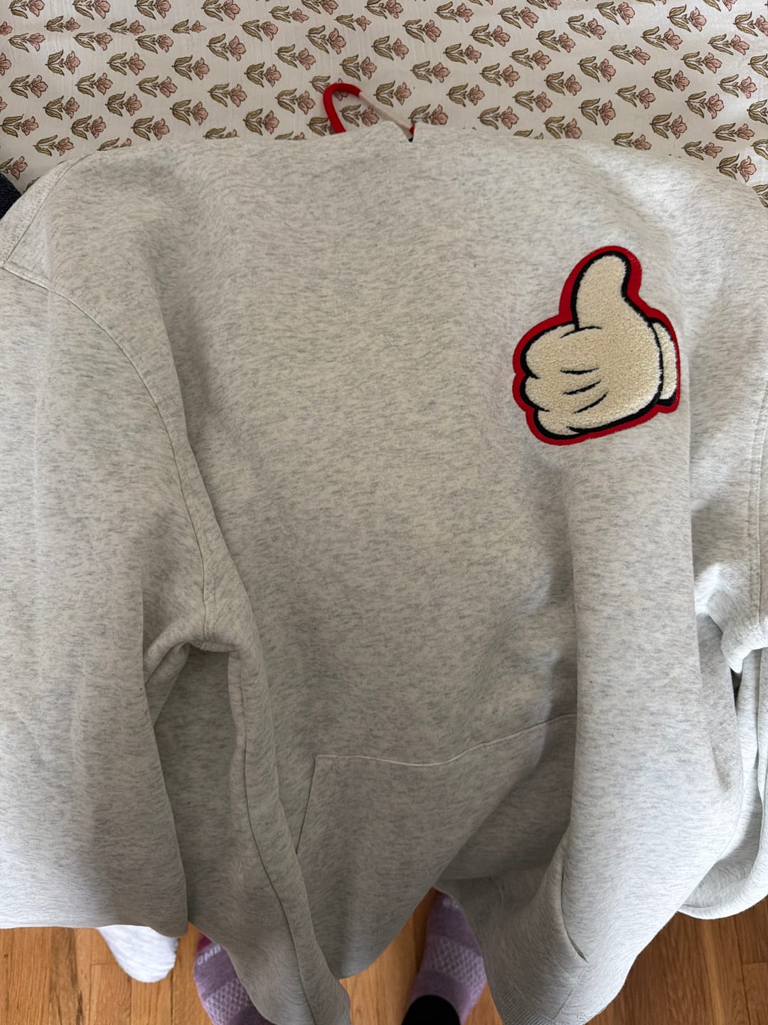 Customer photo review of Disney "You Got This, Pal!" (Heather Gray) – Classic Hoodie