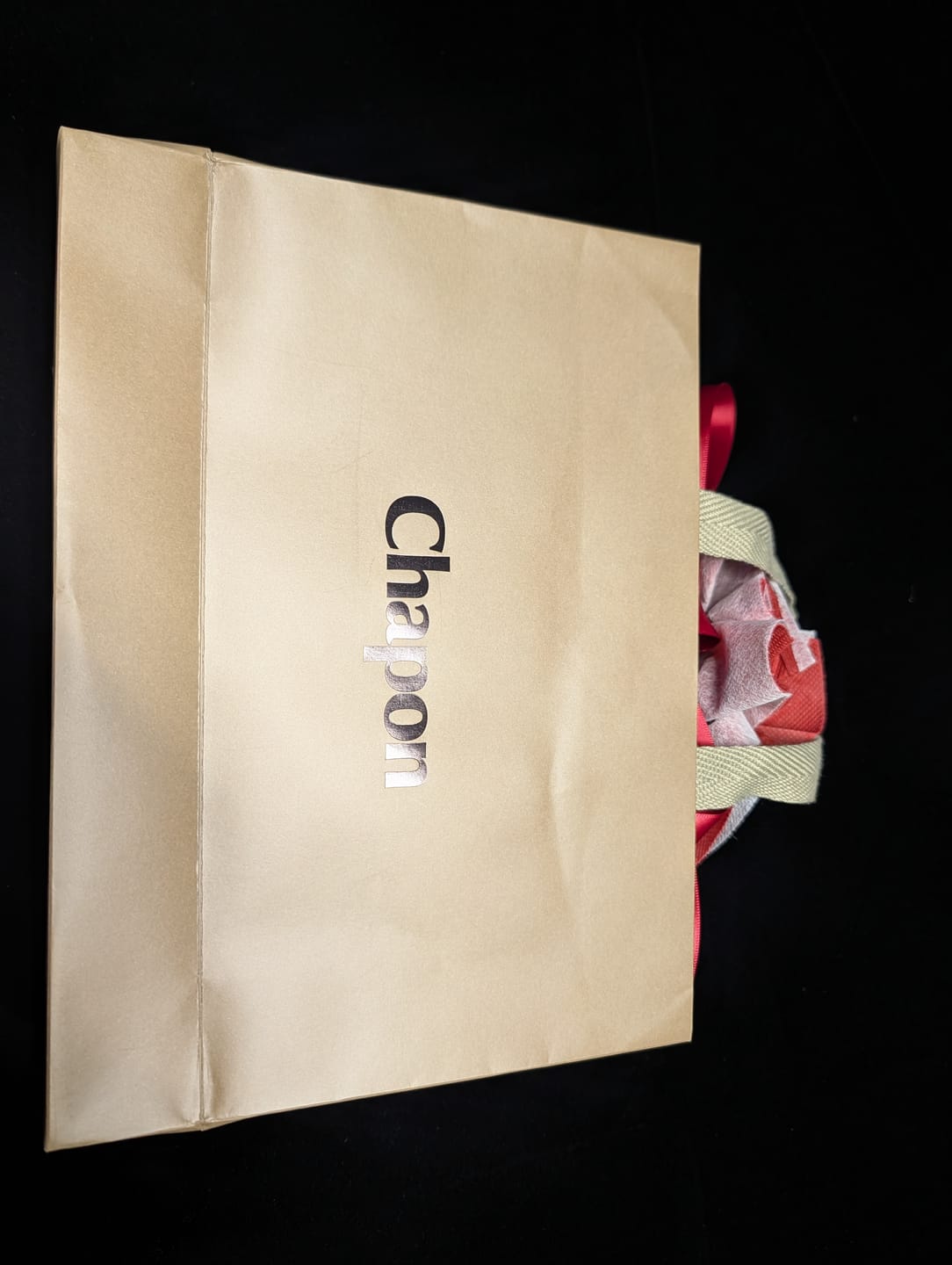 Customer photo review of Chapon オリジナル紙袋