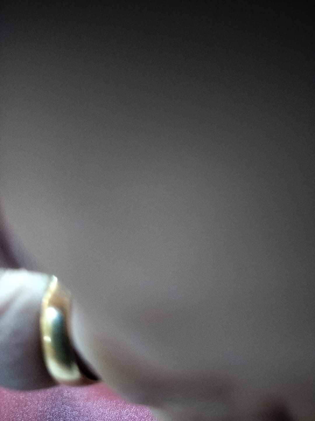 Customer photo review of Delicate Stone Studded Band Ring